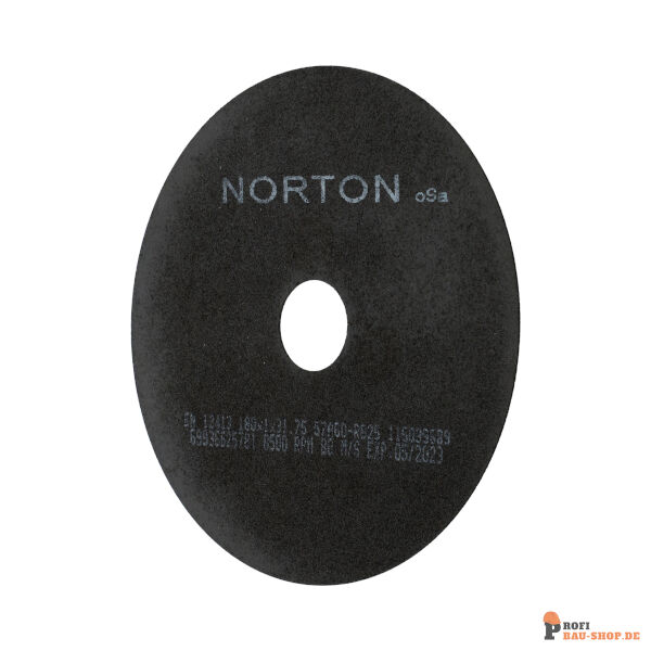 nortonschleifmittel/NORTON_schleifmittel_69936625781 Flat cutting off wheel Non-Reinforced Cut-Off-Norton NRCO-180x1x31.75-57A60RB25_168045